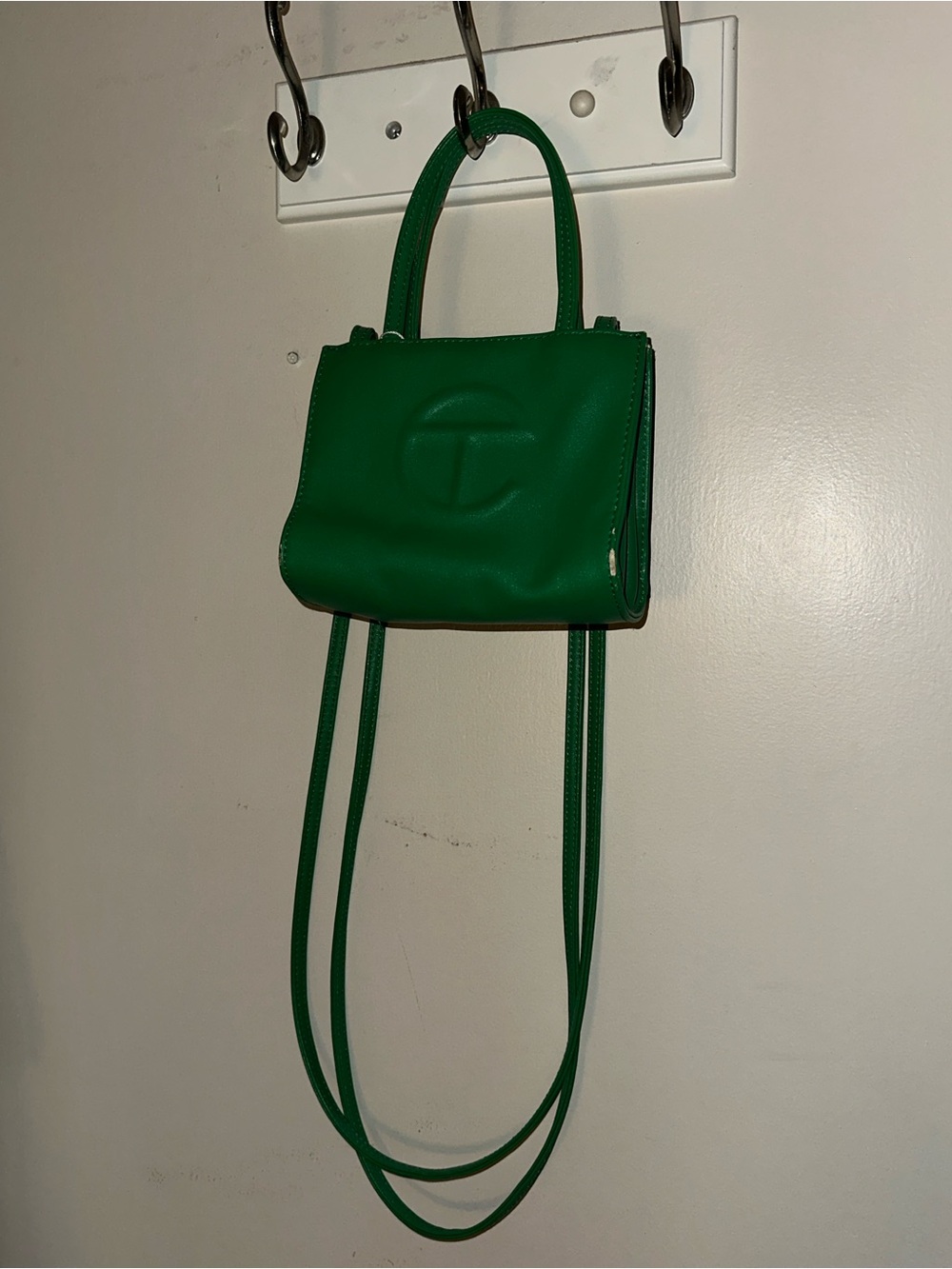 Telfar Small Green Logo Shopping Bag - Picture 5 of 5